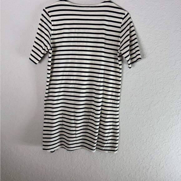 KULE The Tee Dress Black and White Striped Mini Dress Size XS - Picture 6 of 10